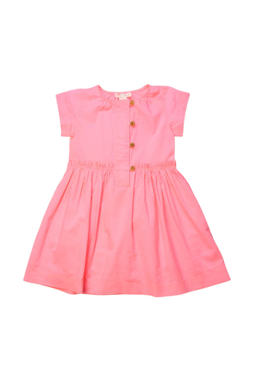 A Pink Short Sleeve Dresses from Crewcuts in size 2T for girl. (Front View)
