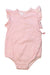 A Pink Sleeveless Rompers from Seed in size 6-12M for neutral. (Front View)