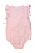 A Pink Sleeveless Rompers from Seed in size 6-12M for neutral. (Back View)