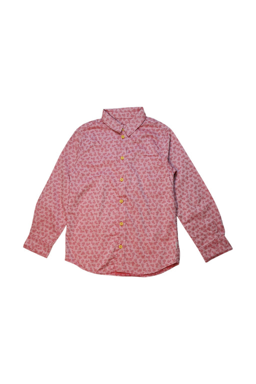 A Pink Long Sleeve Shirts from Paul Smith in size 6T for boy. (Front View)