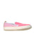 A Pink Slip Ons from Jacadi in size 4T for girl. (Back View)