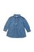 A Blue Long Sleeve Dresses from Ralph Lauren in size 12-18M for girl. (Front View)