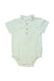 A Beige Short Sleeve Bodysuits from Bout'Chou in size 12-18M for neutral. (Front View)