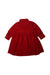 A Red Long Sleeve Dresses from Ralph Lauren in size 12-18M for girl. (Back View)