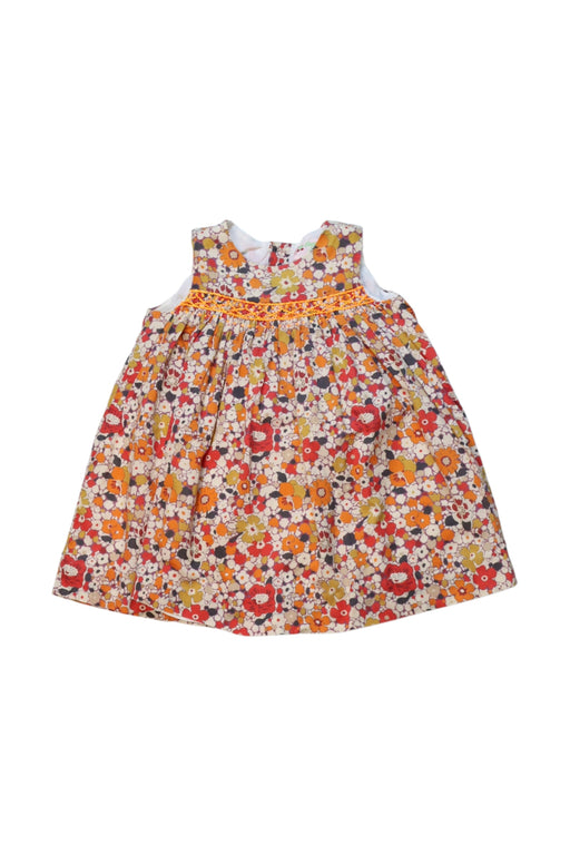A Multicolour Sleeveless Dresses from Bonpoint in size 12-18M for girl. (Front View)