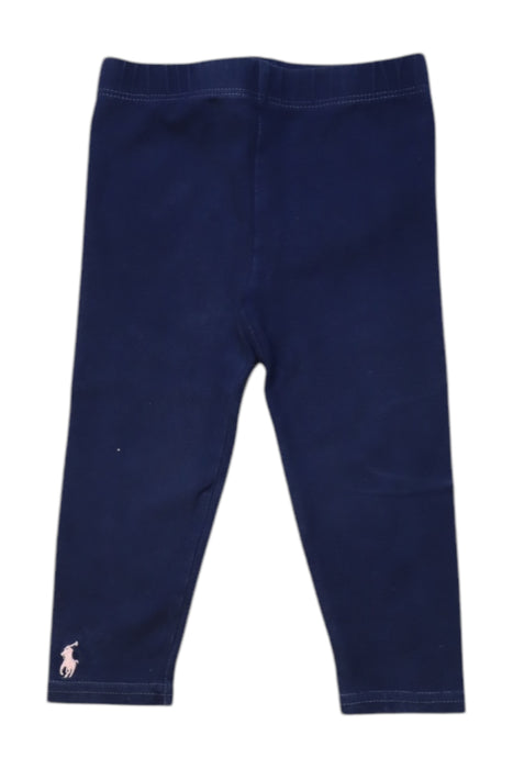 A Navy Leggings from Ralph Lauren in size 12-18M for girl. (Front View)