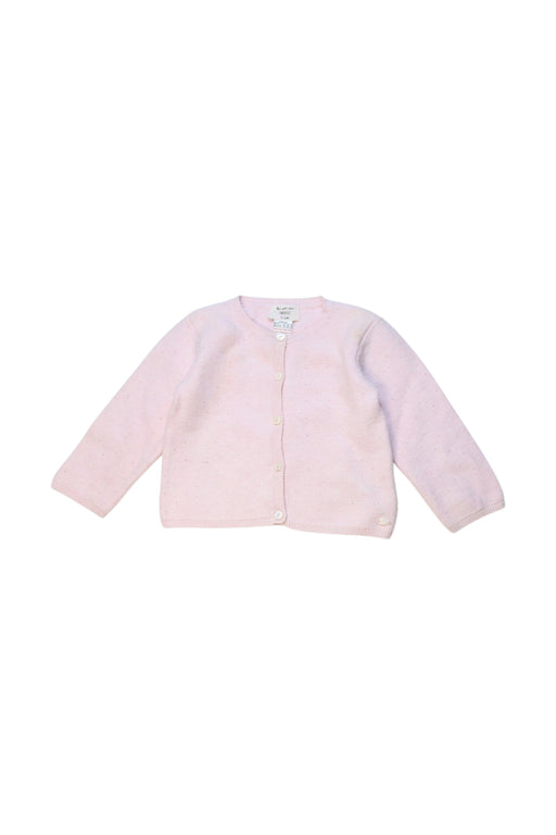 A Pink Cardigans from Cyrillus in size 6-12M for neutral. (Front View)