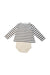 A White Long Sleeve Bodysuits from Petit Bateau in size 12-18M for neutral. (Back View)