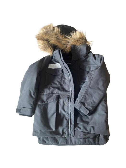A Grey Coats from Molo in size 6T for neutral. (Front View)