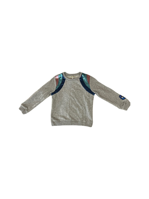 A Grey Crewneck Sweatshirts from Kenzo in size 4T for girl. (Front View)