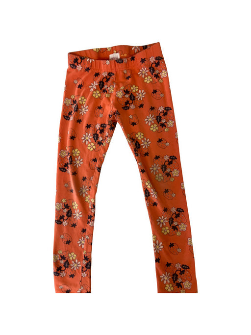 A Orange Leggings from Seed in size 6T for girl. (Front View)