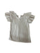 A White Short Sleeve Tops from babyLai in size 3T for girl. (Front View)