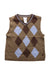A Brown Sweater Vests from Jacadi in size 4T for boy. (Front View)