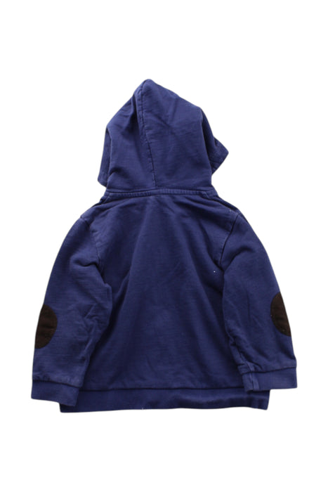 A Blue Zippered Sweatshirts from ESPRIT in size 12-18M for neutral. (Back View)
