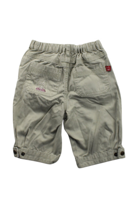 A Green Shorts from Jacadi in size 18-24M for boy. (Back View)