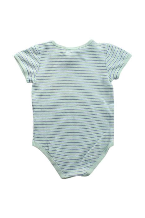 A Green Short Sleeve Bodysuits from Janie & Jack in size 6-12M for neutral. (Back View)
