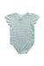 A Green Short Sleeve Bodysuits from Janie & Jack in size 6-12M for neutral. (Back View)