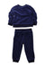 A Navy Pants Sets from Juicy Couture in size 12-18M for girl. (Back View)