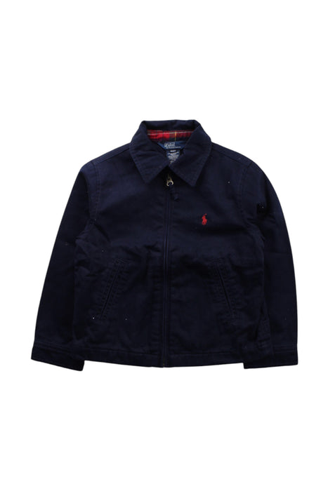 A Navy Lightweight Jackets from Polo Ralph Lauren in size 4T for boy. (Front View)