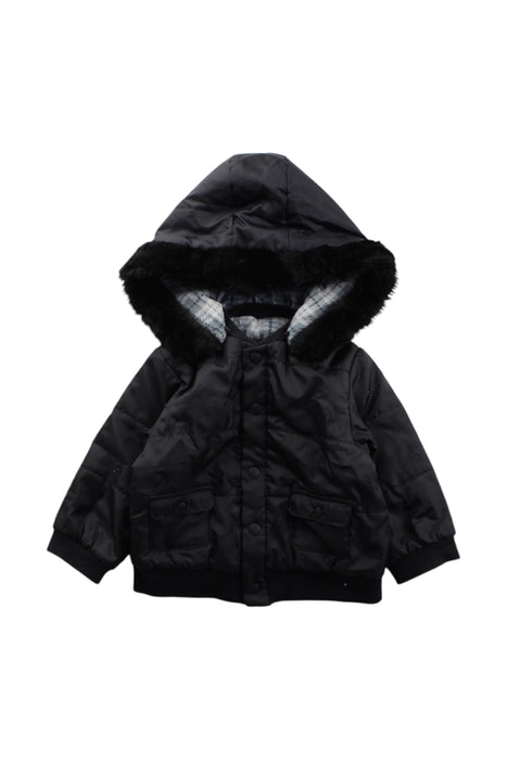A Black Puffer/Quilted Coats & Outerwear from Comme Ca Ism in size 12-18M for neutral. (Front View)
