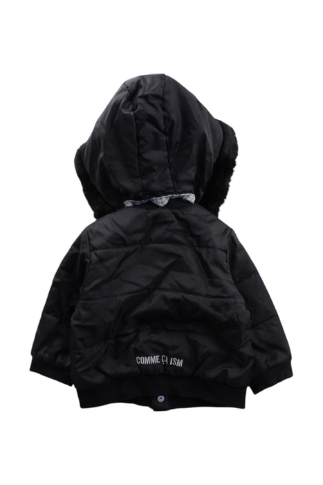 A Black Puffer/Quilted Coats & Outerwear from Comme Ca Ism in size 12-18M for neutral. (Back View)