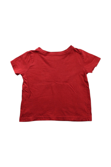 A Red Short Sleeve T Shirts from Roots in size 2T for neutral. (Back View)