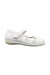 A White Flats from Paralleibee in size 4T for girl. (Front View)