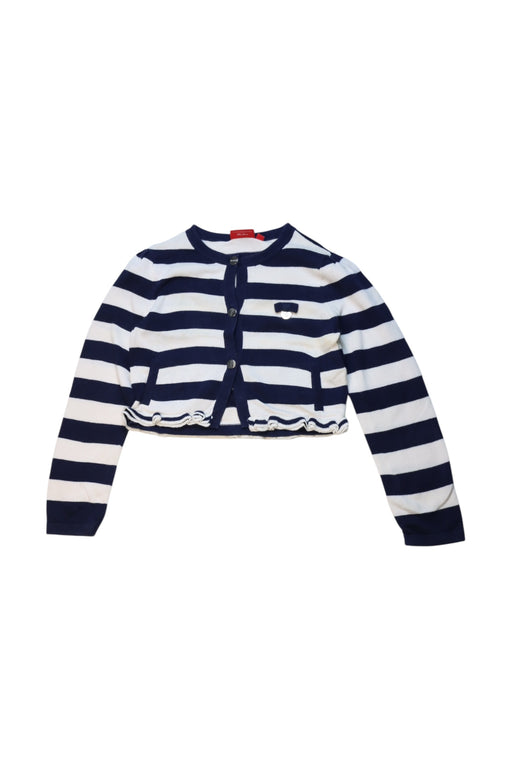 A Navy Cardigans from Ferrari in size 6T for girl. (Front View)