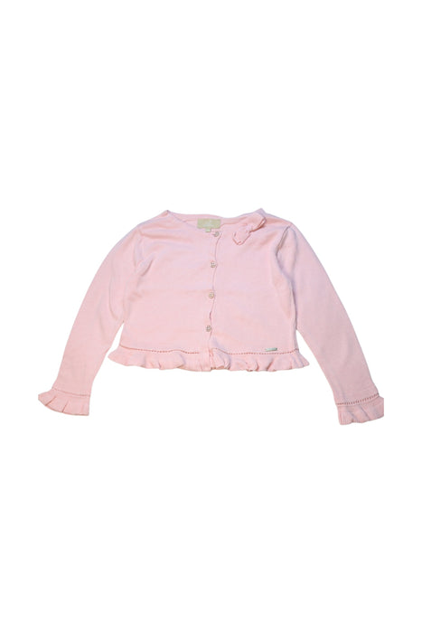 A Pink Cardigans from Chickeeduck in size 7Y for girl. (Front View)