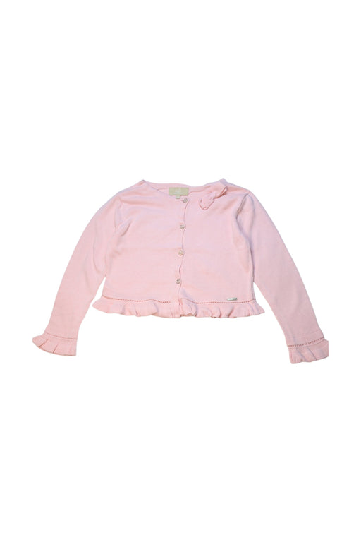 A Pink Cardigans from Chickeeduck in size 7Y for girl. (Front View)