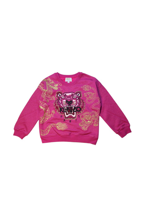 A Pink Crewneck Sweatshirts from Kenzo in size 6T for neutral. (Front View)