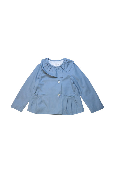 A Blue Blazers from Bonpoint in size 8Y for girl. (Front View)