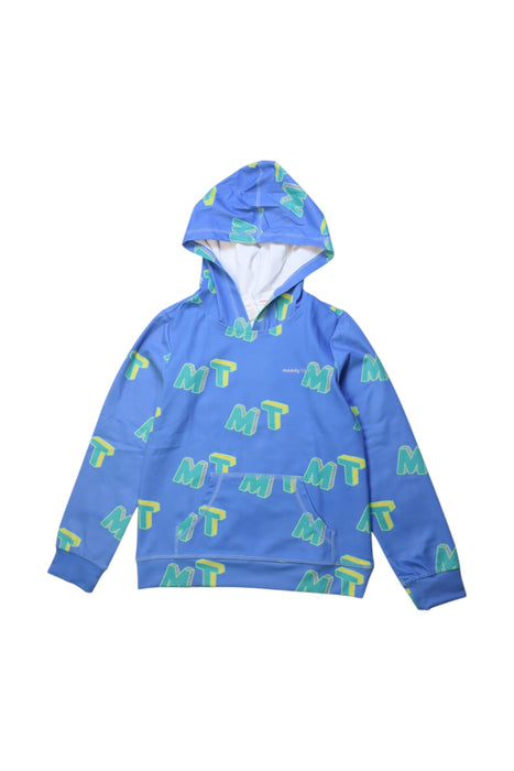 A Blue Hooded Sweatshirts from Moody Tiger in size 5T for neutral. (Front View)