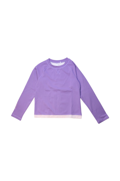 A Purple Rash Guards from Moody Tiger in size 5T for neutral. (Front View)