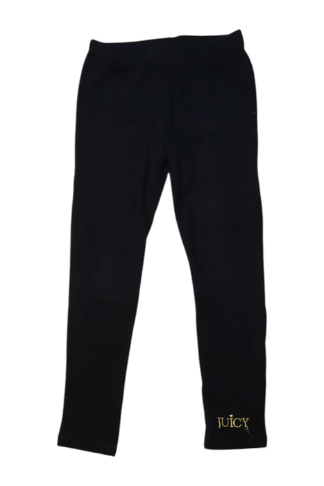 A Black Leggings from Juicy Couture in size 7Y for girl. (Front View)
