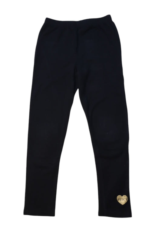 A Black Leggings from Juicy Couture in size 7Y for girl. (Front View)