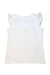 A White Sleeveless Tops from Chickeeduck in size 7Y for girl. (Back View)