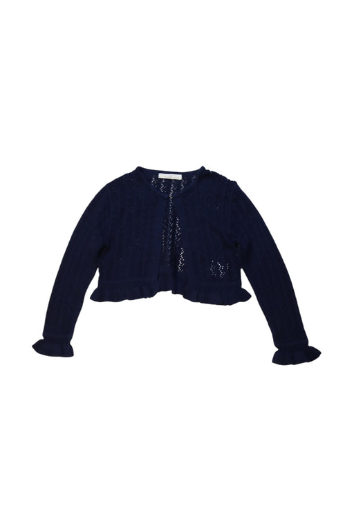 A Navy Cardigans from American Princess in size 4T for girl. (Front View)