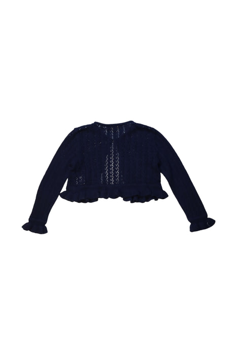 A Navy Cardigans from American Princess in size 4T for girl. (Back View)