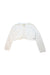 A White Cardigans from Chickeeduck in size 7Y for girl. (Front View)