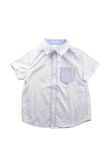 A White Short Sleeve Shirts from Nicholas & Bears in size 4T for boy. (Front View)