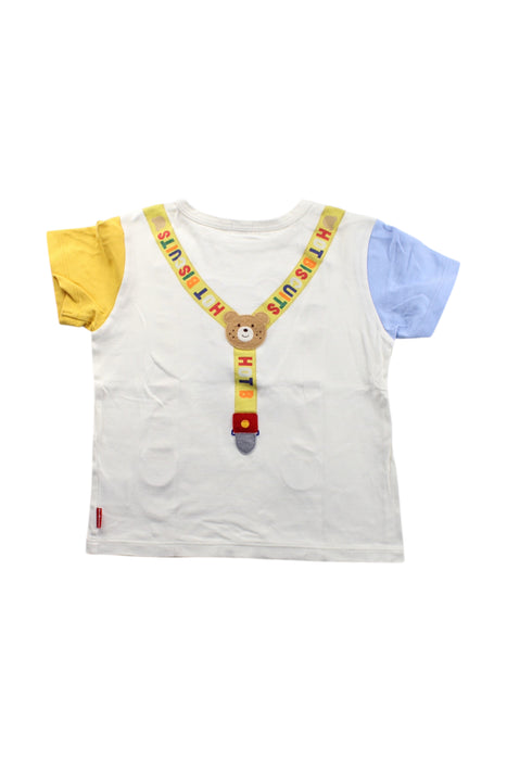 A Multicolour Short Sleeve T Shirts from Miki House in size 5T for neutral. (Back View)