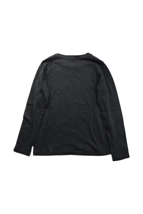 A Black Long Sleeve Tops from Crewcuts in size 8Y for girl. (Back View)