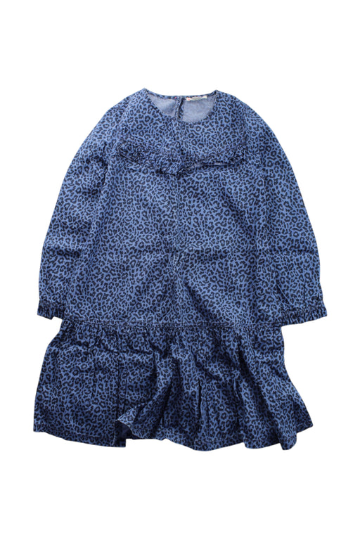 A Blue Long Sleeve Dresses from Crewcuts in size 8Y for girl. (Front View)