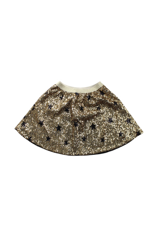 A Gold Short Skirts from Crewcuts in size 10Y for girl. (Front View)