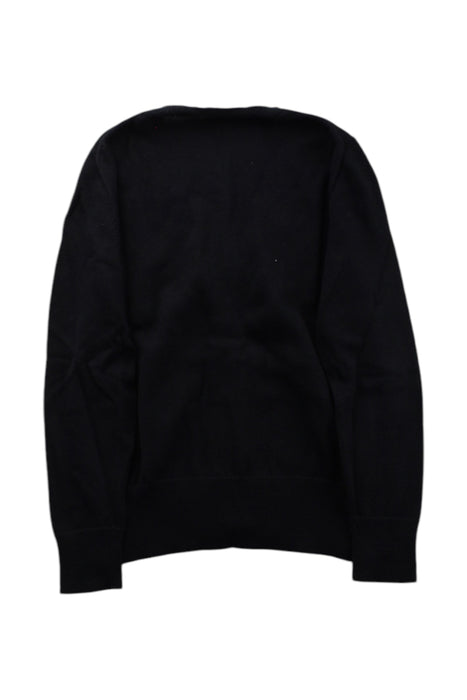 A Black Cardigans from Crewcuts in size 6T for girl. (Back View)
