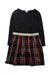A Multicolour Long Sleeve Dresses from Crewcuts in size 8Y for girl. (Front View)