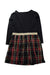 A Multicolour Long Sleeve Dresses from Crewcuts in size 8Y for girl. (Back View)