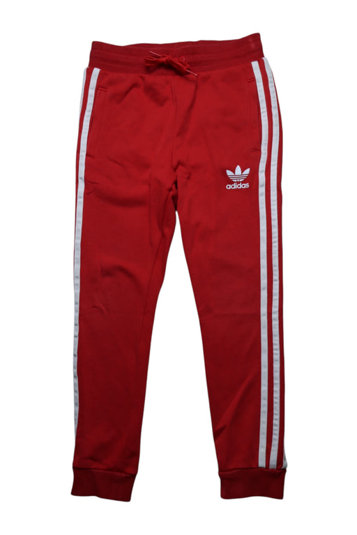 A Red Sweatpants from Adidas in size 8Y for neutral. (Front View)