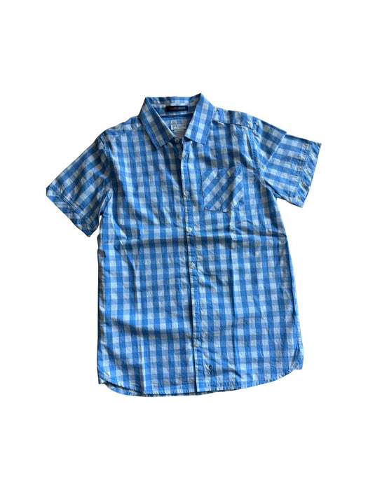 A Blue Short Sleeve Shirts from Cyrillus in size 12Y for boy. (Front View)